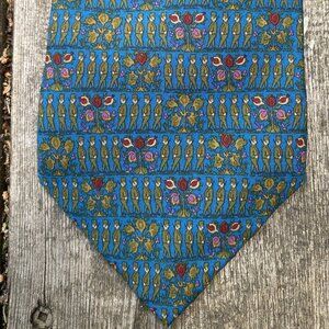 Vintage Salvatore Ferragamo Soldiers Remembrance Day Silk Tie Made in Italy
